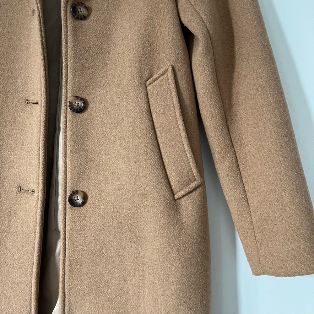 ☁️ SOLD ☁️ Abercrombie and Fitch Wool-Blend Dad Coat - Picture 4 of 7